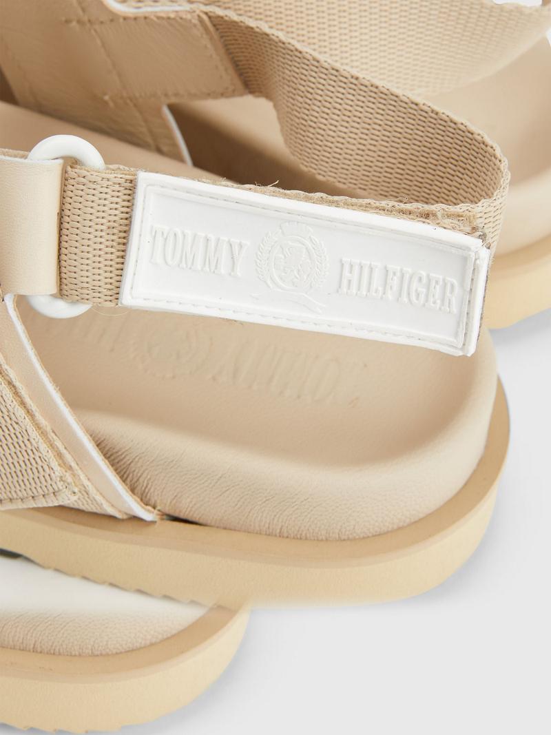 Férfi Tommy Hilfiger Travel Sandal Barna | HU 1438ILH